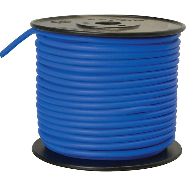 Road Power Primary Wire, Copper, 10 AWG, 1C, Blue, Stranded, 100 ft. 55879923 - main
